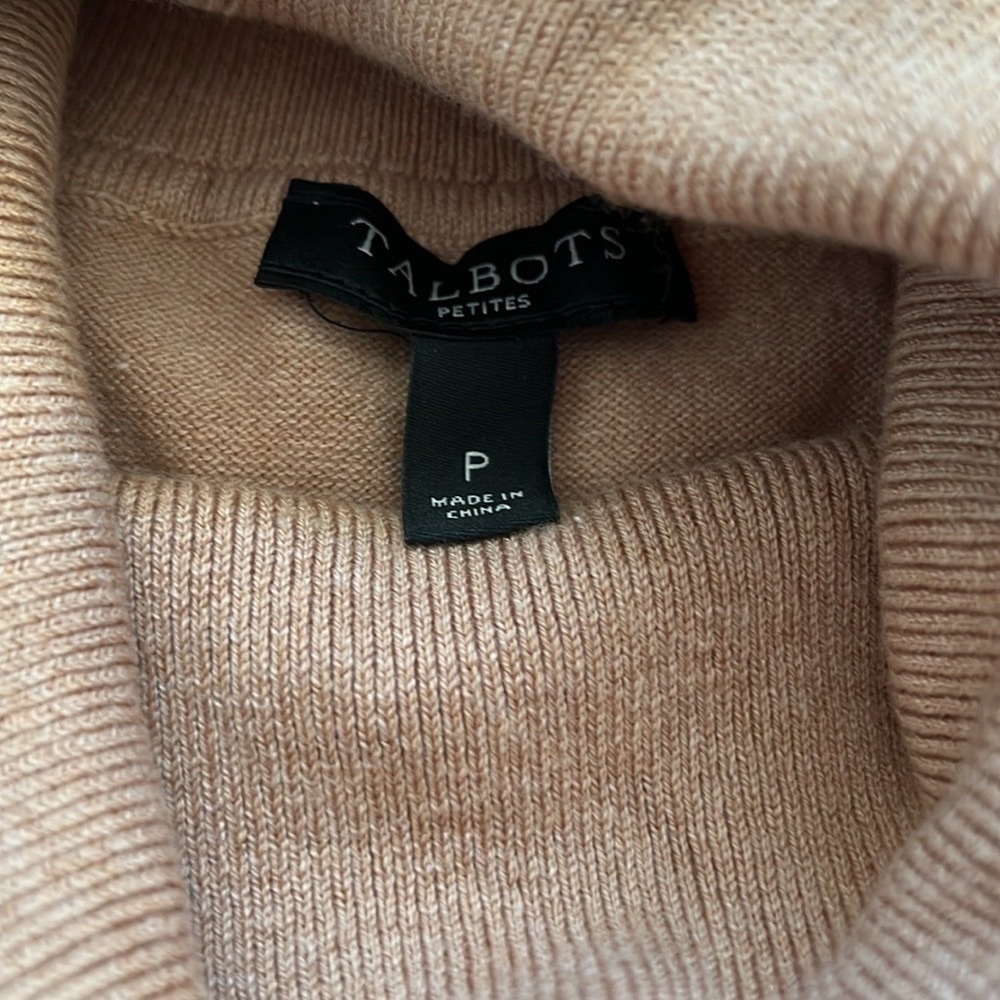 Talbots Women’s Button Cuff Turtle Neck Sweater I… - image 4